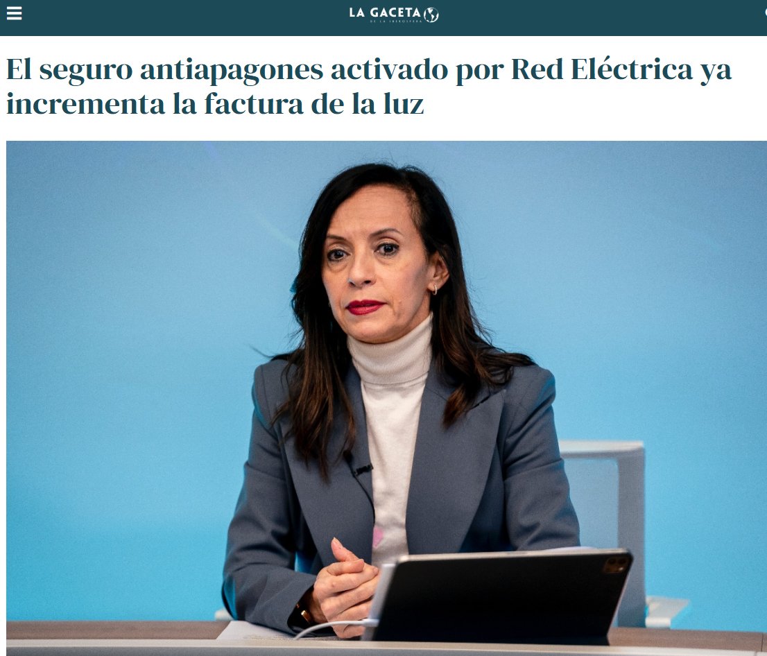 El seguro antiapagones no nos asegura que no habrá apagones...
pero si nos asegura que pagaremos más dinero por la luz.
Así funciona esta gentuza.
