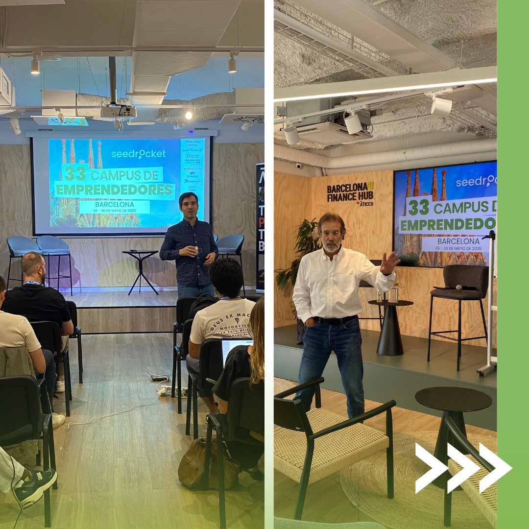 🚀 Así vivimos el 33º Campus de Emprendedores de SeedRocket 
10 startups finalistas, 5 invitadas, +40 mentores top y un montón de aprendizajes que no caben en un post.

🔥 Charlas que inspiran.
🤝 Sesiones 1:1 que marcan la diferencia.
🎯 Pitches a inversores con toda la energía.