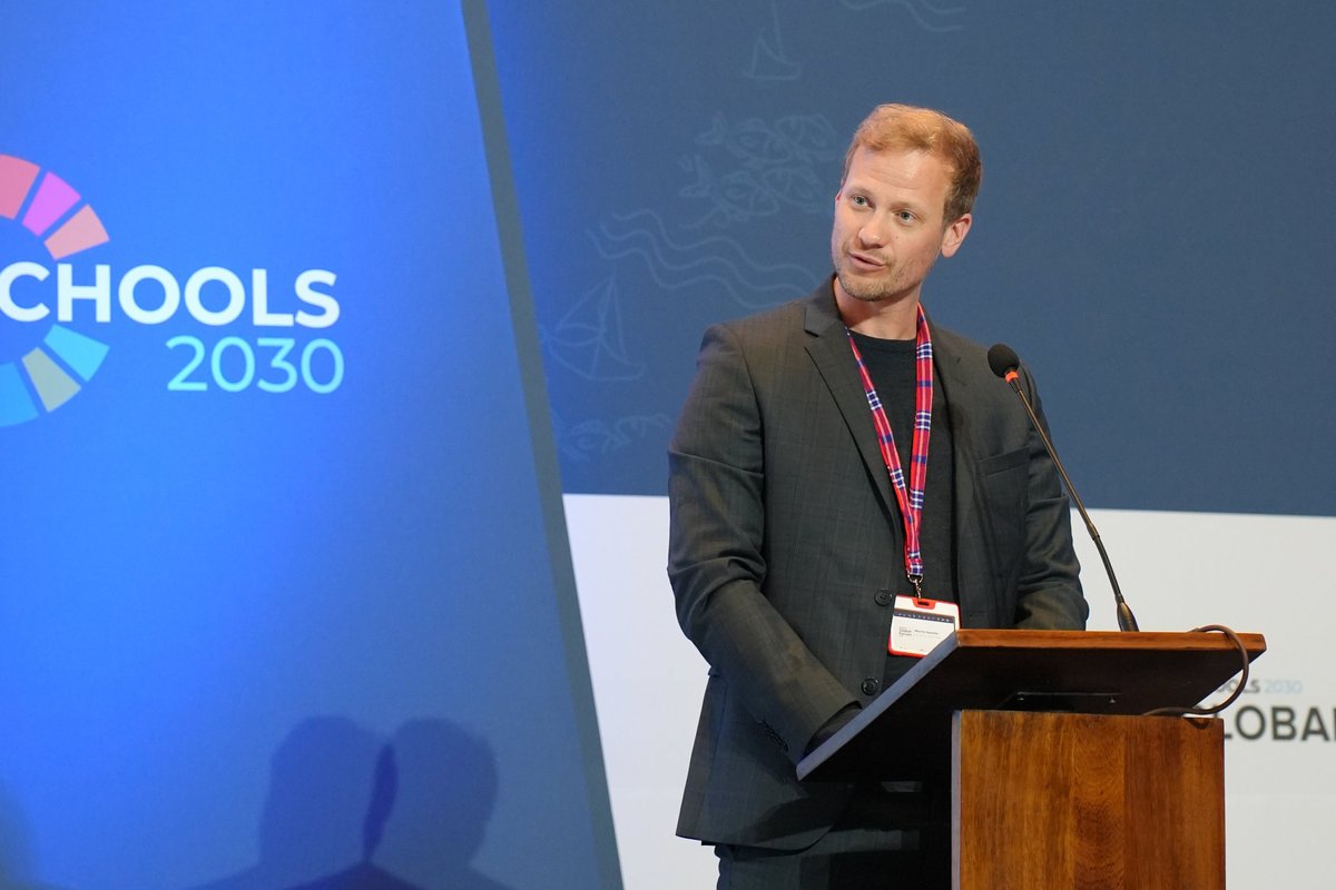 “Whether you’re hosting #refugees, rebuilding after conflict, or providing aid, your future is tied to how we respond to #EiEPC today. That’s why #ECW supports initiatives like @Schools2030, uniting humanitarian &amp; development actors to reduce silos and put every child &amp; teacher