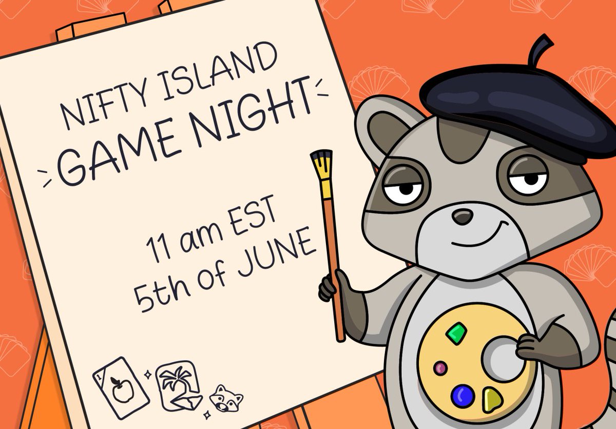 Curio Cards (@mycuriocards) on Twitter photo Pull up tomorrow for game night with <a href="/Nifty_Island/">Nifty Island 🏝</a>! 🏝️
We’re celebrating the Curio Cards quest with giveaways, games, and good vibes.
See you in their Discord! Pull up tomorrow for game night with <a href="/Nifty_Island/">Nifty Island 🏝</a>! 🏝️
We’re celebrating the Curio Cards quest with giveaways, games, and good vibes.
See you in their Discord!