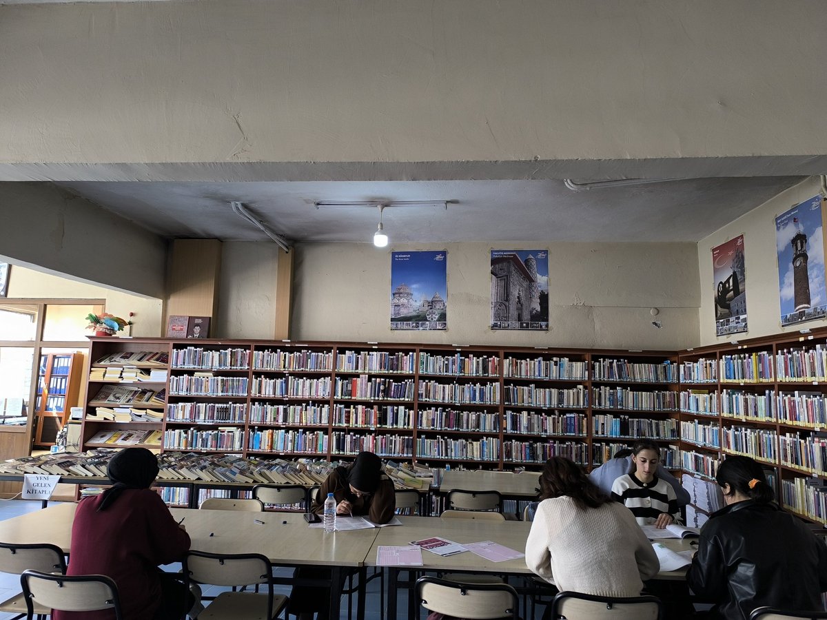 5. Ayt denememizi gerçekleştirdik

Her Salı ve Çarşamba günü saat 10:00'da 1 #Tyt 1 #Ayt olmak üzere deneme sınavlarımız devam edecektir

Kütüphanemize bekleriz 🇹🇷🇹🇷🇹🇷 

<a href="/TCKulturTurizm/">T.C. Kültür ve Turizm Bakanlığı</a>
<a href="/KTBKYGM/">KYGM</a>
<a href="/Erzurumiktm25/">ERZURUM İL KÜLTÜR VE TURİZM MÜDÜRLÜĞÜ</a>
<a href="/titizonur/">Onur Titiz</a>
<a href="/ahmet_yer/">Ahmet Yer</a>
<a href="/etkinkutuphane/">Etkin Kütüphane</a>
<a href="/isaibsencerihk/">Erzurum İsmail Saib Sencer İHK</a>
<a href="/karayazigovtr/">T.C. Karayazı Kaymakamlığı</a>