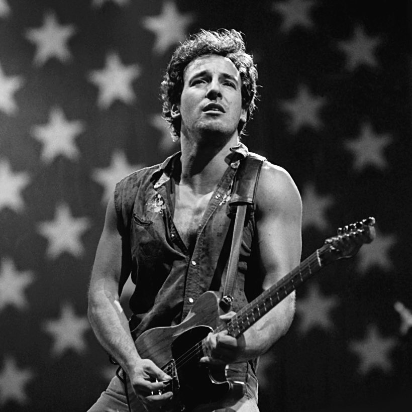 4 June 1984, Bruce Springsteen released Born in the U.S.A. One of the best-selling albums of all time, it featured an seven Top Ten hits on the Billboard Hot 100. It remains his biggest commercial success, with more than 30 million copies sold.

#BruceSpringsteen #BornInTheUSA
