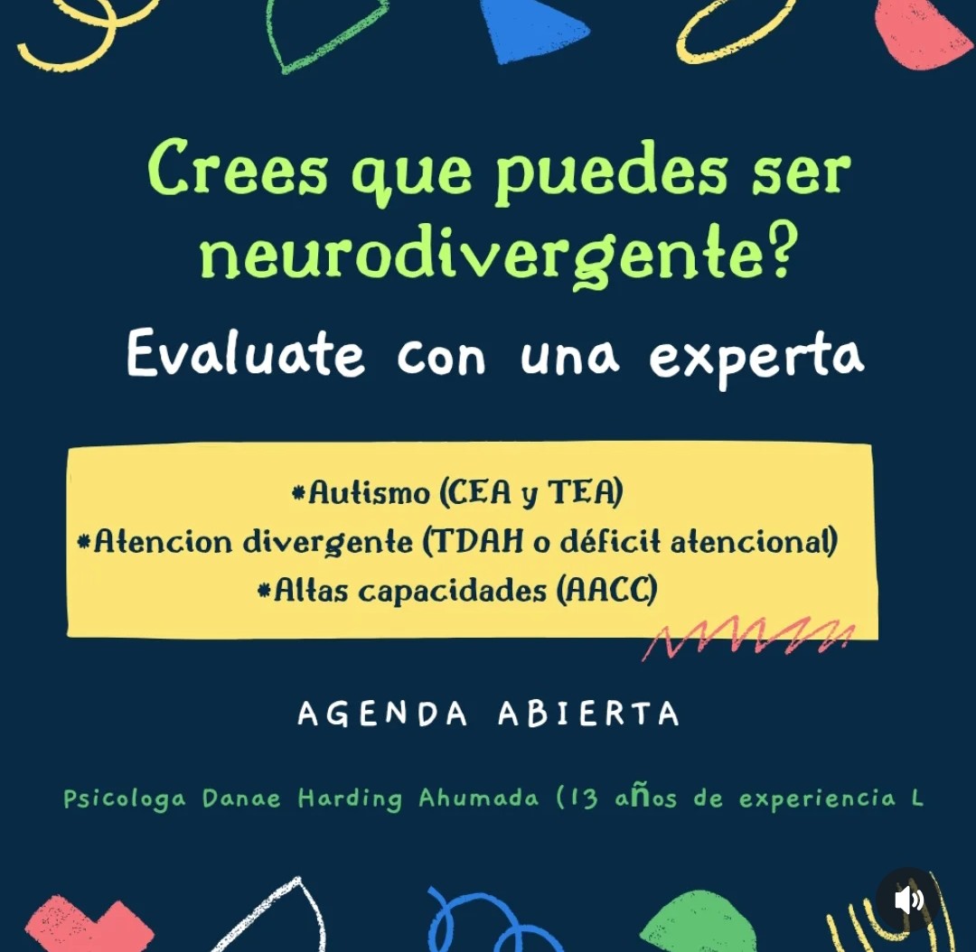 PsiDanaeHarding's tweet photo. #neurodiversidad #saludmentalyemocional #Autismo #Espectroautista #Camuflaje #espectroautista #autismosinlimites #autismo #tea #leytea #LEYTEA #Autista #Mujerautista #autismofemeninoenchile #autismoadulto #autismofemenino #autismoadulto #tdah #TDAH #TEA #deficitatencional https://t.co/hu1AfPMjuw
