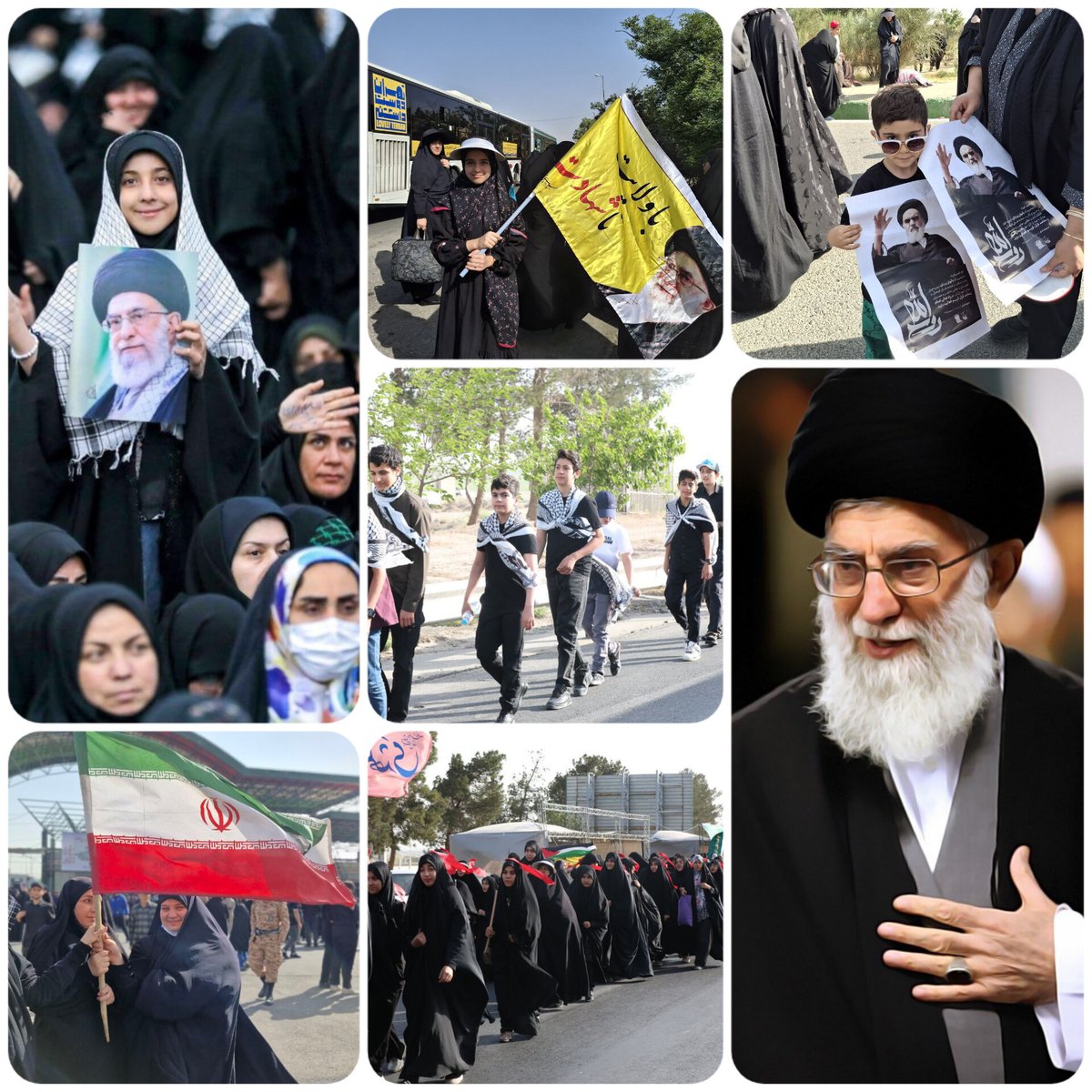 شکوه وعظمت مردم ایران درندای لبیک یاخامنه ای درسی وششمین سالگردامام راحل (ره)
 #لبیک_یا_خامنه_ای