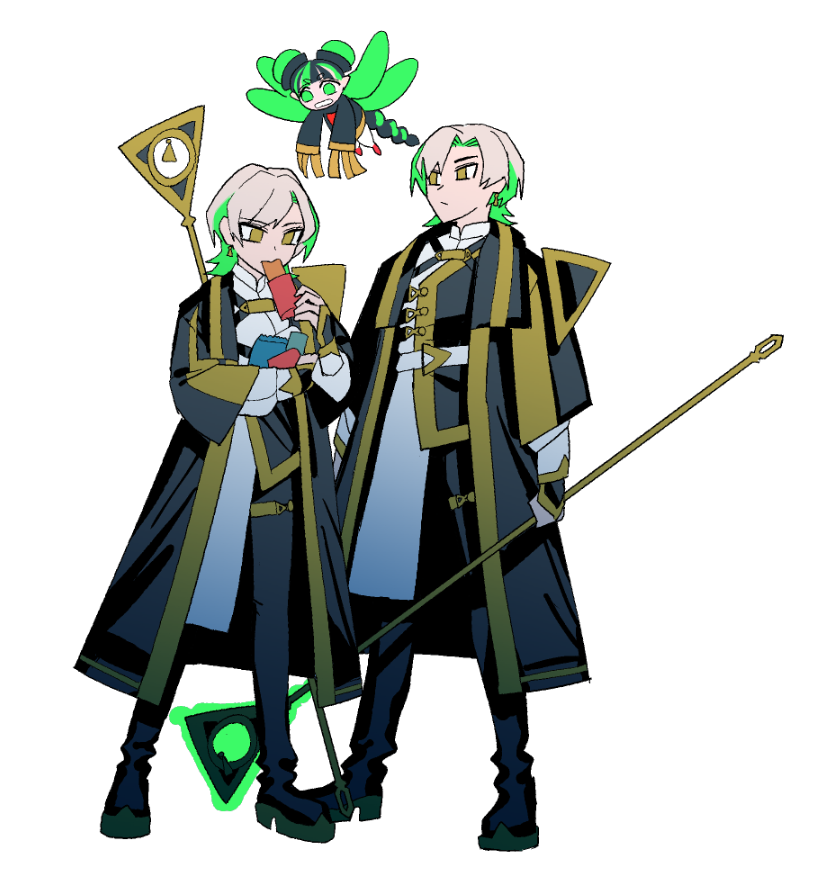 「選べる男女主人公好き という願いで描いたネクロマンシーファンタジーRPGみたいな」|窓 口 基のイラスト