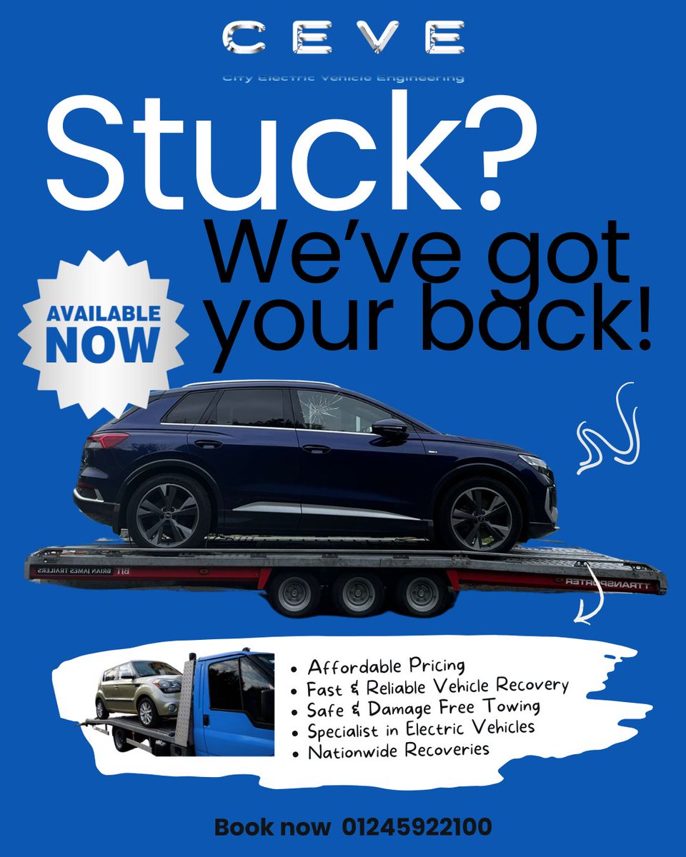 At CEVE, we pride ourselves on delivering reliable and efficient vehicle recovery services.

This week alone, we’ve successfully completed a number of challenging recoveries, getting our customers back on the road quickly and safely.