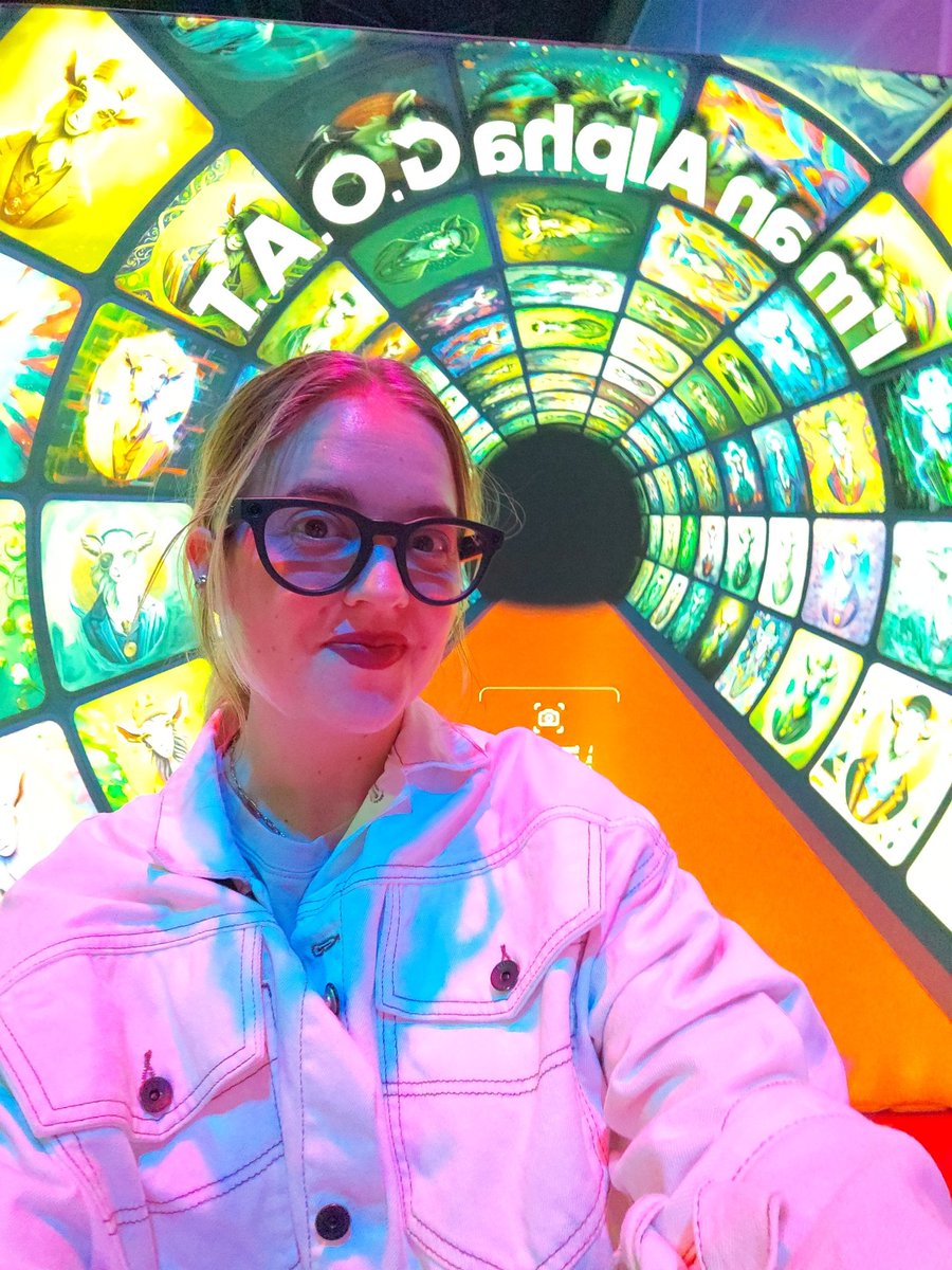 Look Dad! I'm an Alpha G.O.A.T ☺️ <a href="/alphalabs_xyz/">Alpha Labs</a> #ImAnAlphaGoat