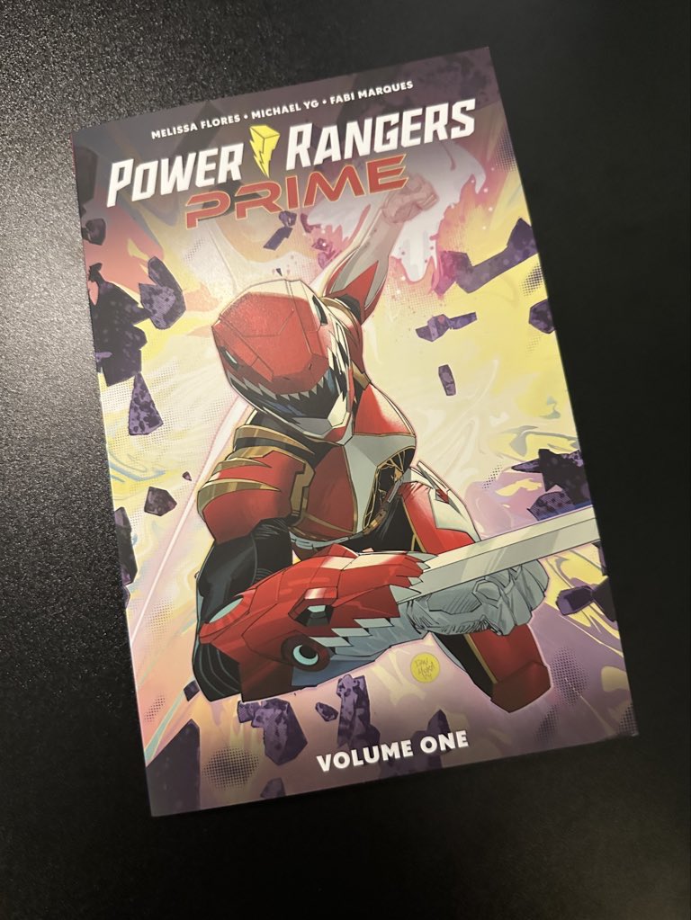 I am on a flipping COMIC BOOK!! 

This is truly one of the most surreal moments for me. I love comics, I grew up reading comics, they mean the world to me. 

To have a pull quote on the back cover of one is just an honor. The fact that it’s a Power Rangers comic? Even more of an
