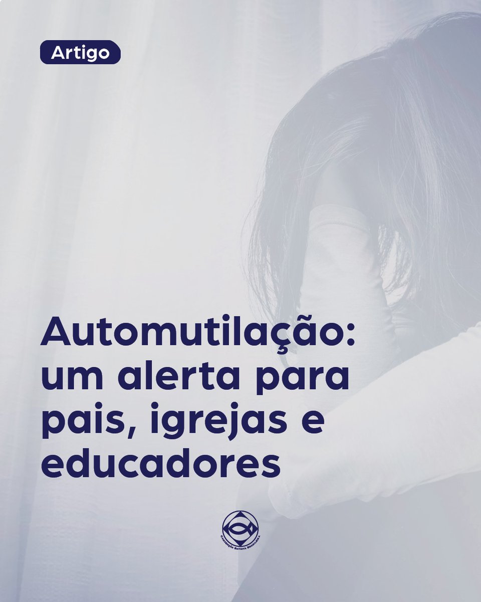 batistasdacbb's tweet photo. Como lidar com a dor? 💔🕊️

No artigo “Cutting: uma forma estranha de lidar com a dor da alma”, Pr. Ailton Desidério fala sobre a automutilação entre os jovens e como a igreja e os pais podem responder com empatia, cuidado e amor.

Leia: https://t.co/P4tZvTaZKE

#CBB #artigo https://t.co/F5wTOnNLS8