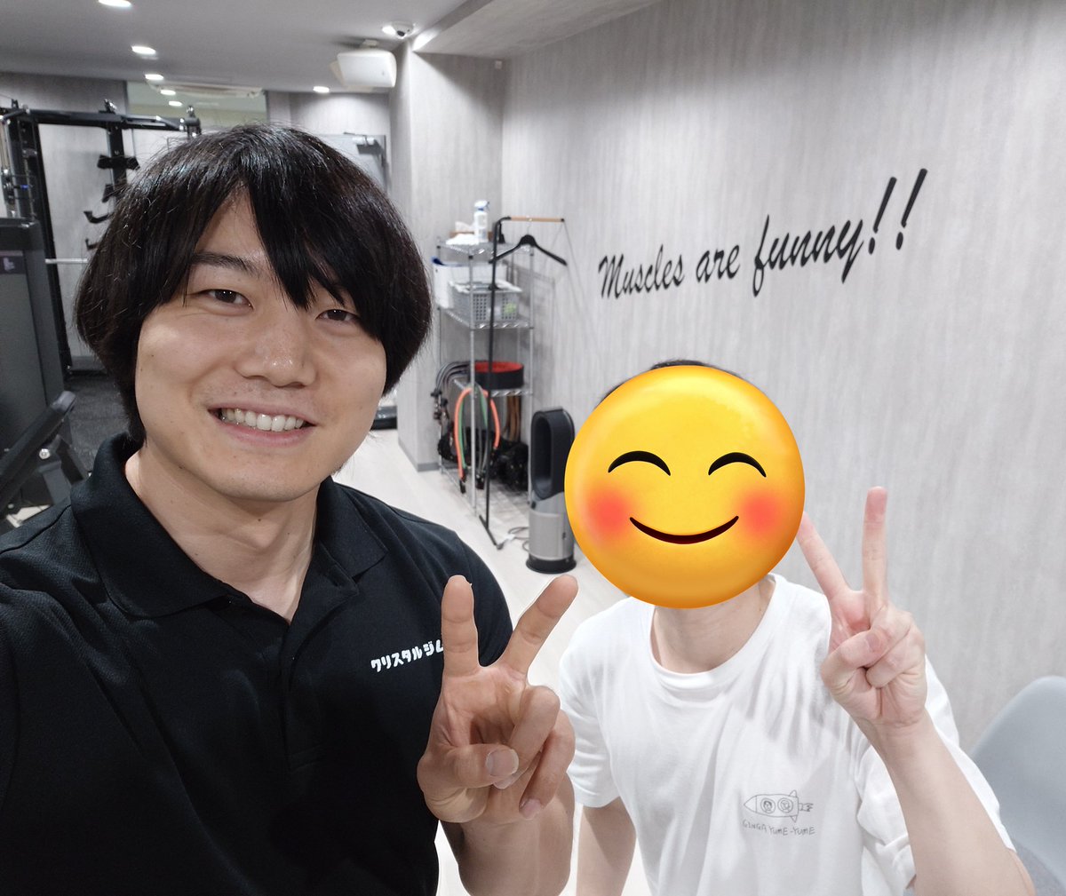 念願のマッチョさんとPT！ ベンチプレスは自己記録を超える45kg上げ