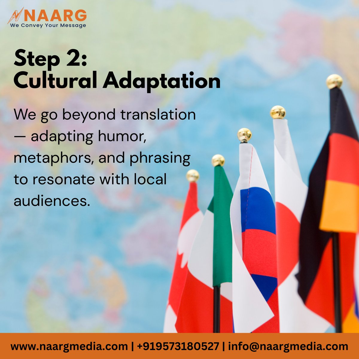 NaargMedia's tweet image. How does Naarg ensure localization quality?
🔍 Content review
📝 Linguistic + cultural adaptation
✅ Rigorous QA
Want a peek behind the scenes? DM us!
#LocalizationProcess #NaargQuality #BehindTheScenes