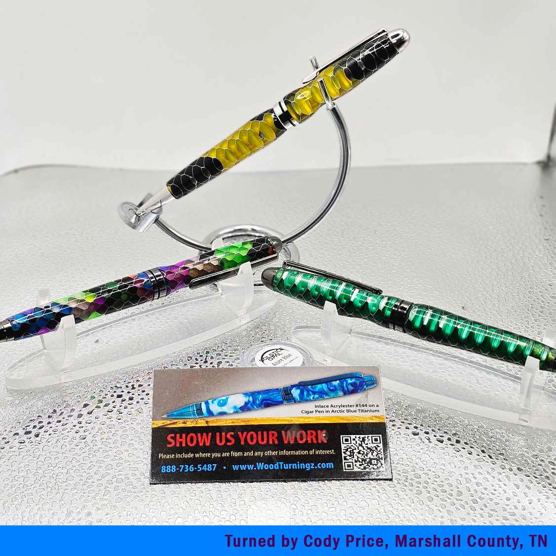 WoodTurningz's tweet image. Thanks to Cody Price, Blades and Bands (Marshall County, TN) for sharing his Designer/Euro pens in gunmetal.

#penmaking #customercreations #acrylicblanks #woodturning #penturning

ow.ly/a9Wc50W0cw3