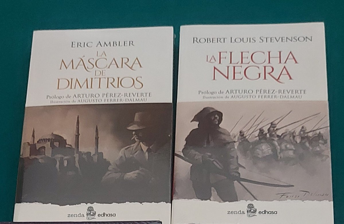 David Gómez Domínguez (@gomezdavid1975) on Twitter photo La Mascara de Dimitros y La Flecha Negra de <a href="/ZendaEdhasa/">zenda edhasa</a> Saben eso de ¿ A quién quieres más? Pues eso, uno no sabe por cuál empezar.
Dos joyas
¡A qué esperan!
#librosdezendaedhasa La Mascara de Dimitros y La Flecha Negra de <a href="/ZendaEdhasa/">zenda edhasa</a> Saben eso de ¿ A quién quieres más? Pues eso, uno no sabe por cuál empezar.
Dos joyas
¡A qué esperan!
#librosdezendaedhasa