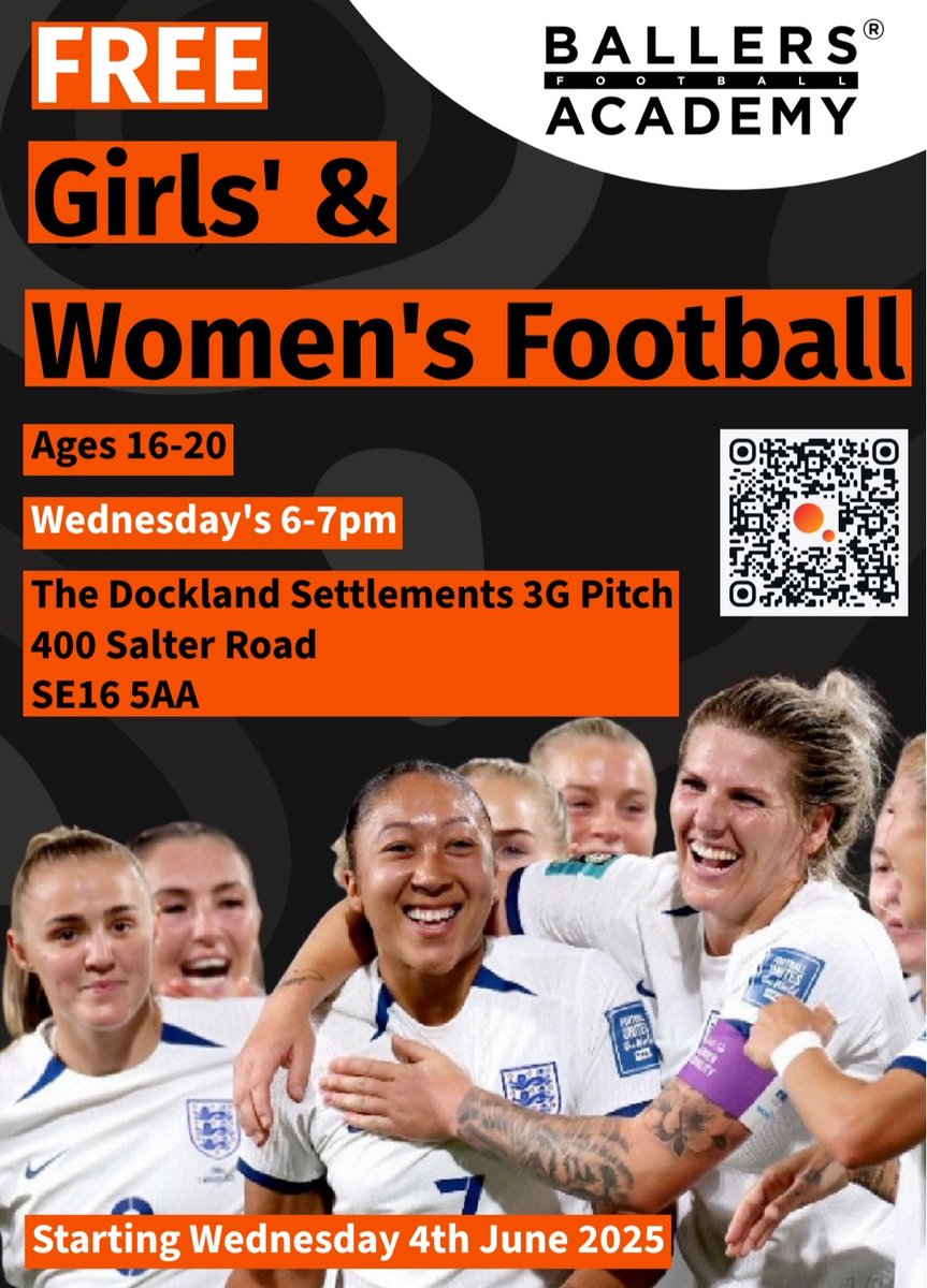 Ballers Academy (@ballersacademy_) on Twitter photo STARTS TODAY ⚽️🥇
eequ.org/book/girls-and…
<a href="/WorgInfo/">Our Rotherhithe</a> <a href="/CWmasterplan/">Canada Water Masterplan</a> <a href="/LondonFA/">London Football</a> <a href="/ActiveCN/">Active Communities Network</a> <a href="/lb_southwark/">Southwark Council</a> <a href="/MPSSouthwark/">Southwark Police | Central South BCU</a> <a href="/se16/">SE16</a> <a href="/WISE16/">What's on SE1 & SE16</a> #se16 #southwark STARTS TODAY ⚽️🥇
eequ.org/book/girls-and…
<a href="/WorgInfo/">Our Rotherhithe</a> <a href="/CWmasterplan/">Canada Water Masterplan</a> <a href="/LondonFA/">London Football</a> <a href="/ActiveCN/">Active Communities Network</a> <a href="/lb_southwark/">Southwark Council</a> <a href="/MPSSouthwark/">Southwark Police | Central South BCU</a> <a href="/se16/">SE16</a> <a href="/WISE16/">What's on SE1 & SE16</a> #se16 #southwark