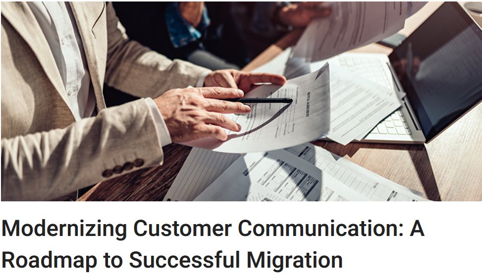 🚀 Ready to modernize your customer communication systems? Whether you're upgrading from legacy platforms or consolidating multiple channels, a successful migration is key to staying ahead. Our latest blog, "Modernizing Customer Communication: A Roadmap to Successful Migration,"