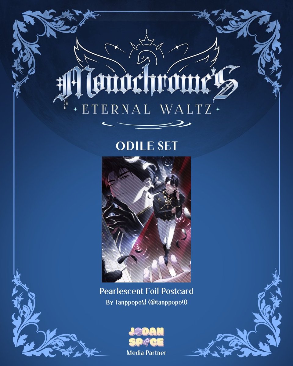 🦢 𝐈𝐥𝐥𝐮𝐬𝐭𝐫𝐚𝐭𝐢𝐨𝐧 𝐑𝐞𝐯𝐞𝐚𝐥 🦢

[ Monochrome's Eternal Waltz ]
🇮🇩 Wedding Cafe Event Jakarta

𝐎𝐝𝐢𝐥𝐞 𝐒𝐞𝐭
Pearlescent Foil Postcard
— Tanppopo 님 (<a href="/tanppopo9/">ً</a>)

#MonochromesEternalWaltz
#ORV #전독시 #중독 #그분걔