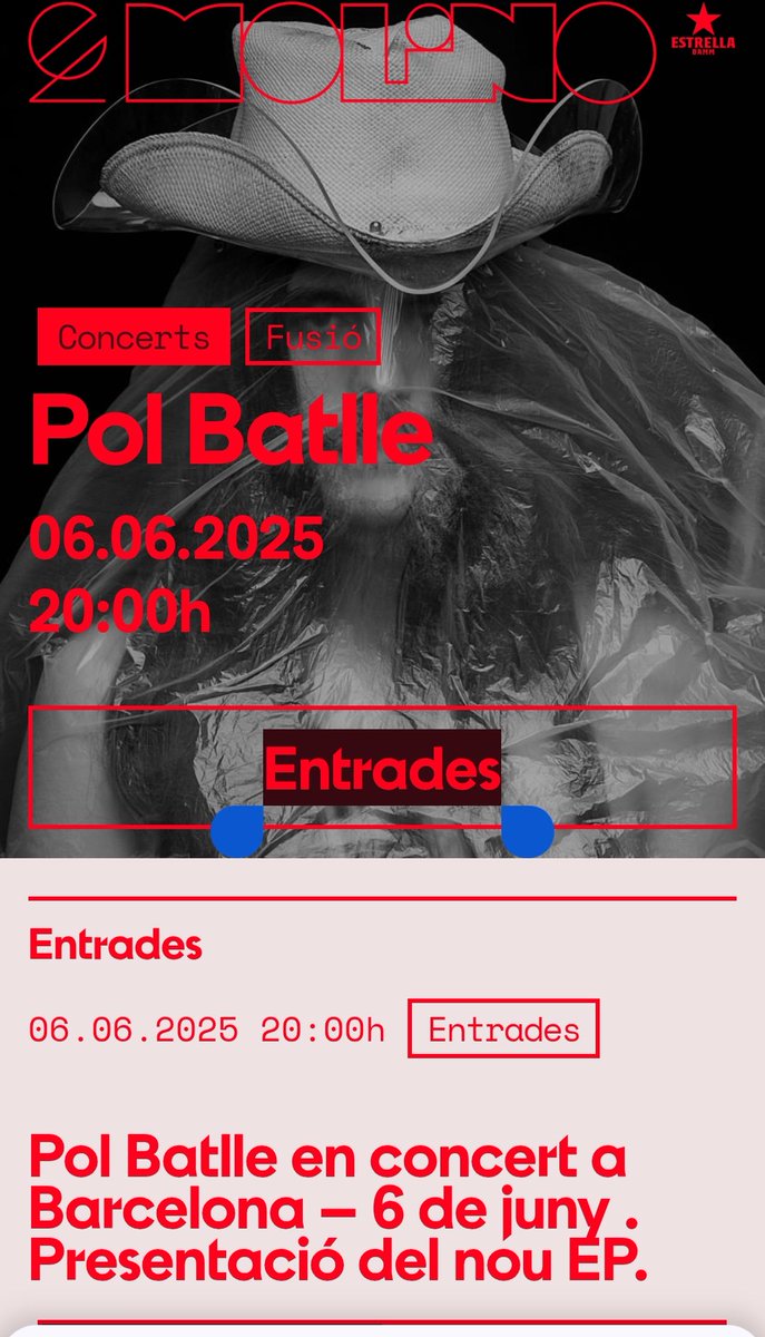 CompanyStas's tweet photo. #6juny25
2/4 de 6hV @TROBADORETS
a Castelló Plana/parc C Albert
2/4 de 7hV @Auxili_Band
@lestestarudes @DrCalypsoBcn
a Tàrrega/càmping
2/4 d'8hV #laModel @PowerBurkas
a TGN/@salaelcau
8hV
✓ @monocicle_ribes al castell de Sant Pere de Ribes
✓@PolBatlle a BCN/@ElMolinoCcs https://t.co/IWH0GsXry9