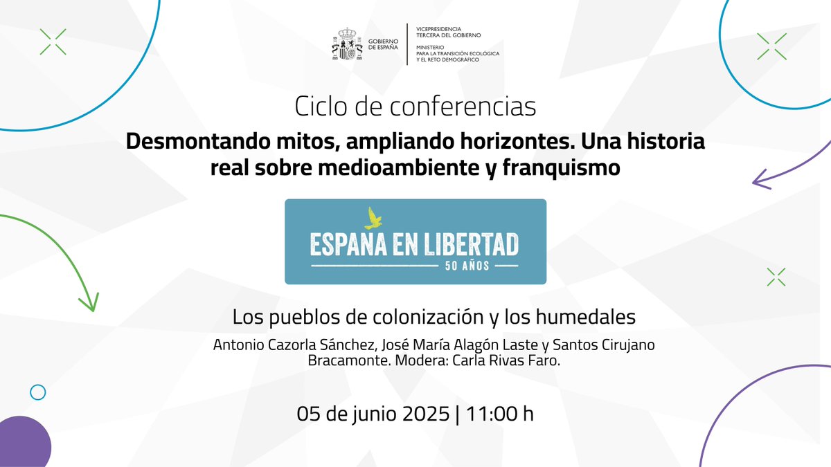 Oficina Técnica del Mar Menor (@oficinamarmenor) on Twitter photo 🌊Los humedales protagonizan la cuarta y última sesión del ciclo de conferencias 'Una historia real sobre medioambiente y franquismo' de <a href="/50enLibertad/">España en Libertad</a>
📺Puedes seguirlo en el siguiente enlace 👇
youtube.com/watch?v=nCev0M… 🌊Los humedales protagonizan la cuarta y última sesión del ciclo de conferencias 'Una historia real sobre medioambiente y franquismo' de <a href="/50enLibertad/">España en Libertad</a>
📺Puedes seguirlo en el siguiente enlace 👇
youtube.com/watch?v=nCev0M…