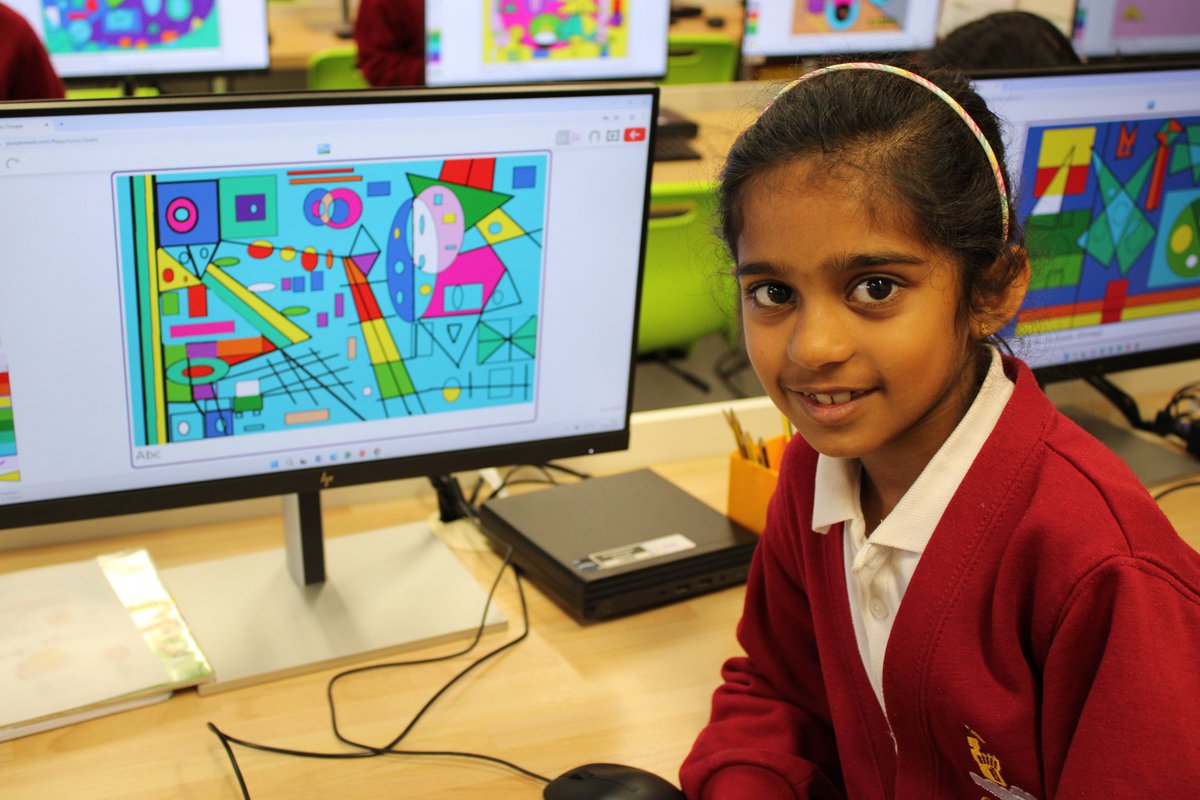 Mrs Harris (@computing_cvs) on Twitter photo 👨🎨Inspired by the work of Wassily Kandinsky.
Year 2 used a range of drawing tools to create their own digital art in the style of Kandinsky. #creativity
<a href="/purpleMash/">Purple Mash</a> <a href="/CompAtSch/">Computing at School</a> <a href="/HGSE_CCL/">#CreativeComputing</a> <a href="/Tate/">Tate</a> <a href="/TheArtStory/">Love4art</a> <a href="/Guggenheim/">Guggenheim New York</a> 👨🎨Inspired by the work of Wassily Kandinsky.
Year 2 used a range of drawing tools to create their own digital art in the style of Kandinsky. #creativity
<a href="/purpleMash/">Purple Mash</a> <a href="/CompAtSch/">Computing at School</a> <a href="/HGSE_CCL/">#CreativeComputing</a> <a href="/Tate/">Tate</a> <a href="/TheArtStory/">Love4art</a> <a href="/Guggenheim/">Guggenheim New York</a>