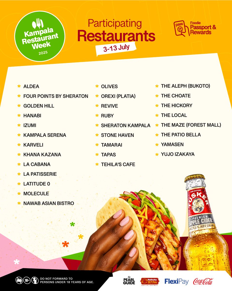 The Maze serves up unique cuisine, creative drinks, and a lively vibe right at Forest Mall Lugogo

Visit during #KampalaRestaurantWeek from July 3 to 13 and enjoy instant cash back when you pay with FlexiPay plus more rewards.😌