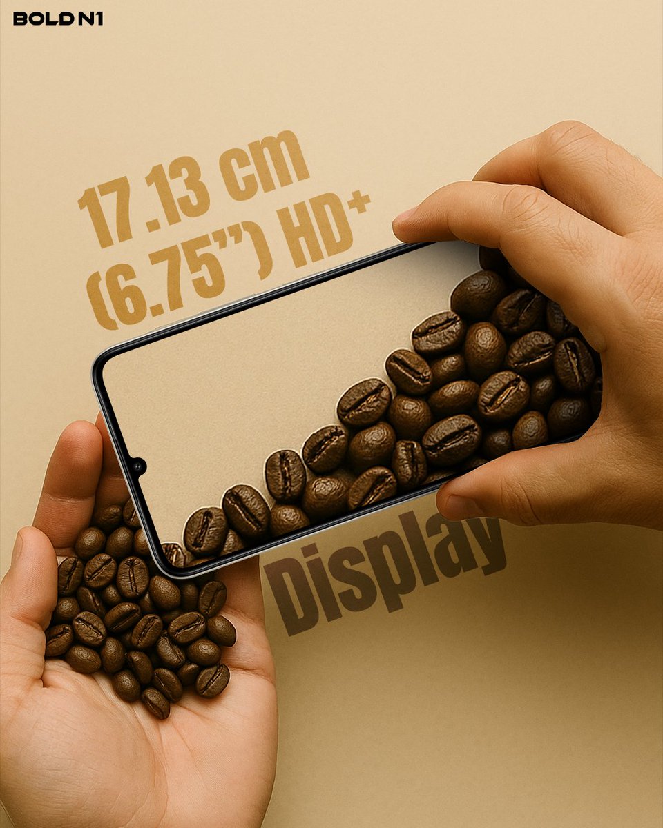 LavaMobile's tweet image. Bold N1: Your morning ritual, now on display.​
☕ Fuel your day with bold clarity. ​

​Sale is LIVE. Shop Now: amzn.to/4kqawO7

#BoldN1 #BeFearless #LavaMobiles #ProudlyIndian