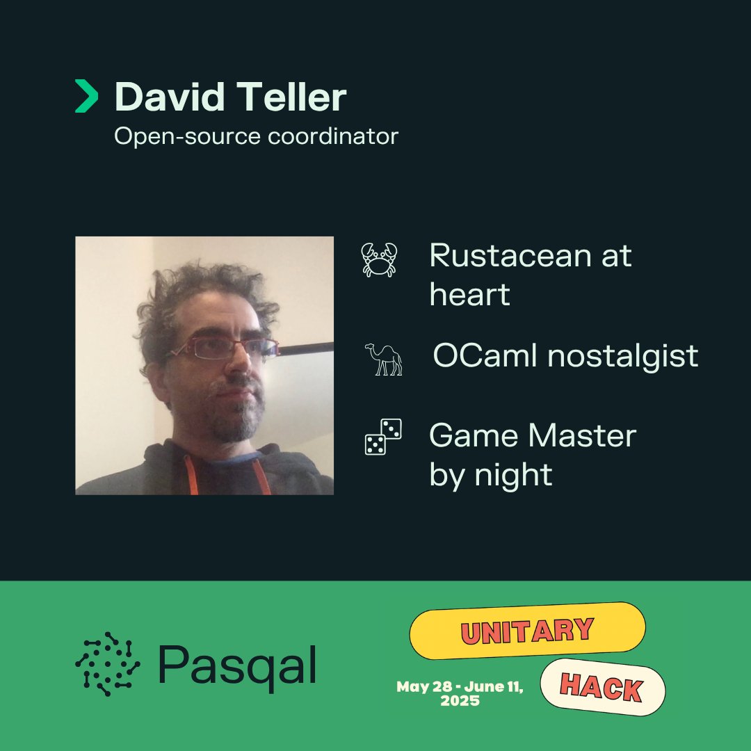 Join #UnitaryHACK2025 and meet the team behind Pasqal’s projects: your maintainers and collaborators driving innovation.

Time to explore projects and connect
👉 pyqtorch: unitaryhack.dev/projects/pyqto…
👉 MIS: unitaryhack.dev/projects/maxim…

#QuantumComputing #opensource #QML #optimization