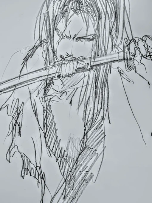 「丹下左膳」も著作権が切れてるので、よく描いてました。 