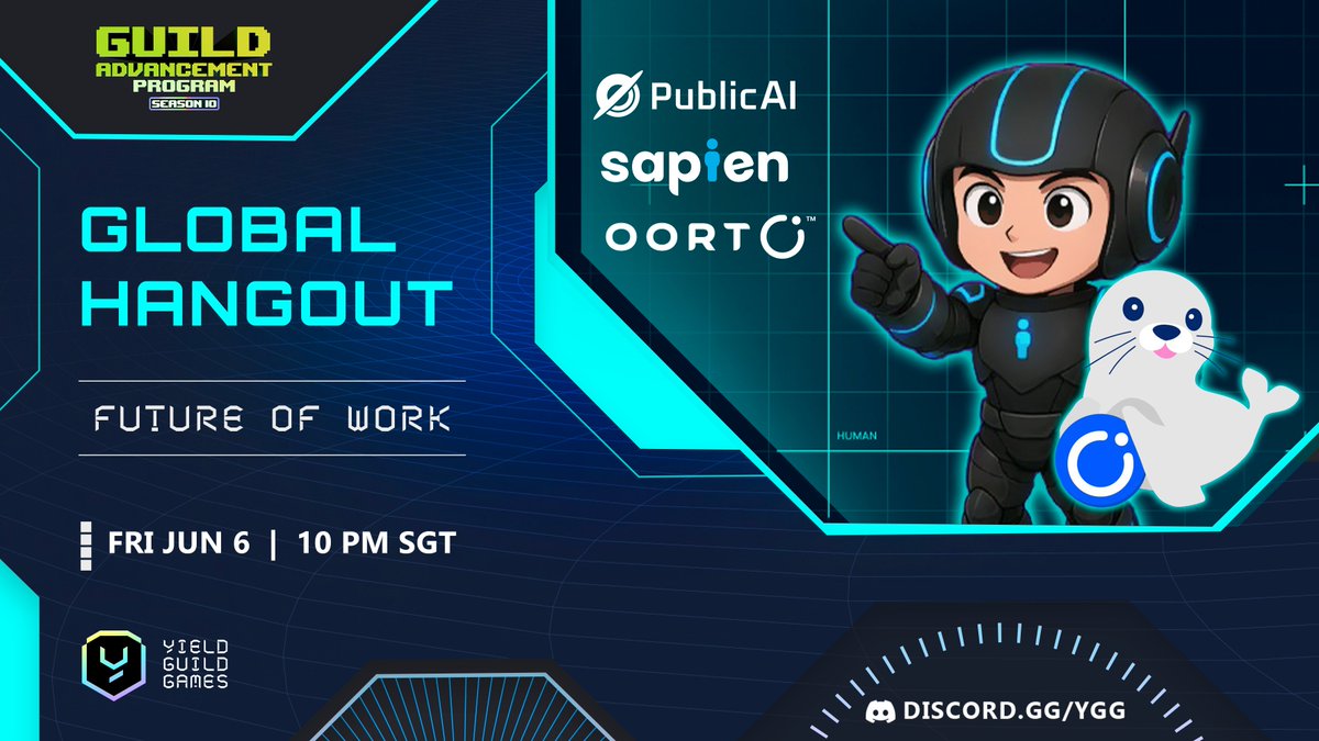 🚀 GAP S10 Global Hangout: Future of Work Edition Ready to explore the  cutting edge of AI innovation? Join us for an exclusive deep dive with our  @YGGFutureOfWork partners as they showcase