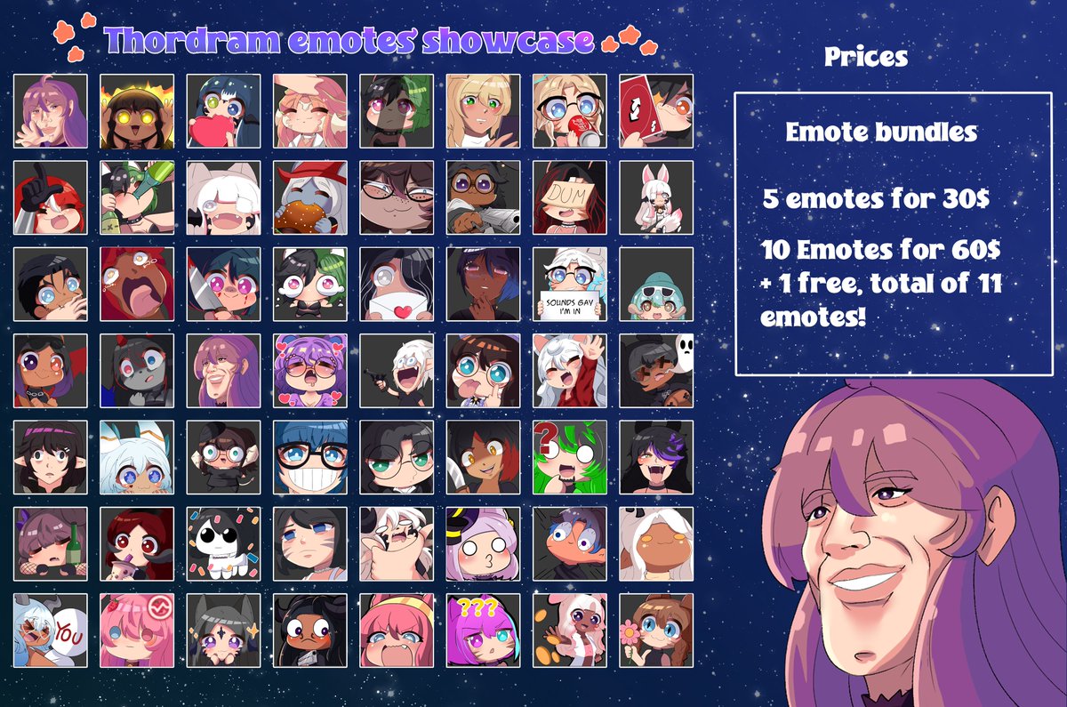Time to post it here! Here it is ,the new promotional price for emote! Share, spread da word! 
#art #emotes #commissionsOpen #FFXIV #FFXIVART #artist #digitalart