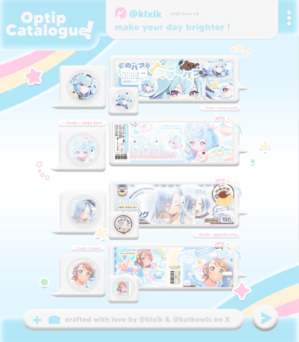 klxik's tweet photo. 𓄹 any interaction are appreciated !  ›  ☆

kiel kembali open titipan untuk beberapa katalog dibawah ini dan akan ditutup jika slot terasa cukup, 1 slot = 1 layout, form akan dikirim setelah slot di claim ! also boleh
untuk konsul render yaa ૮ • ﻌ - ა⁩ 

t. #zonauang #zonaba https://t.co/Br2fTX3a0n