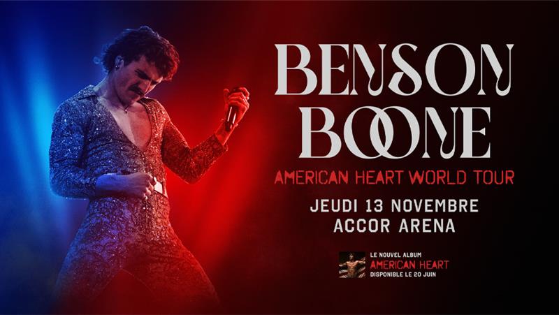 ✨ BENSON BOONE DE RETOUR À PARIS ✨

Le phénomène mondial <a href="/bensonboone/">Benson</a> donnera un concert à l'Accor Arena Paris le 13 novembre prochain ! 🇫🇷

🎟️ Billets disponibles par ici 👉t.ly/mXSvR