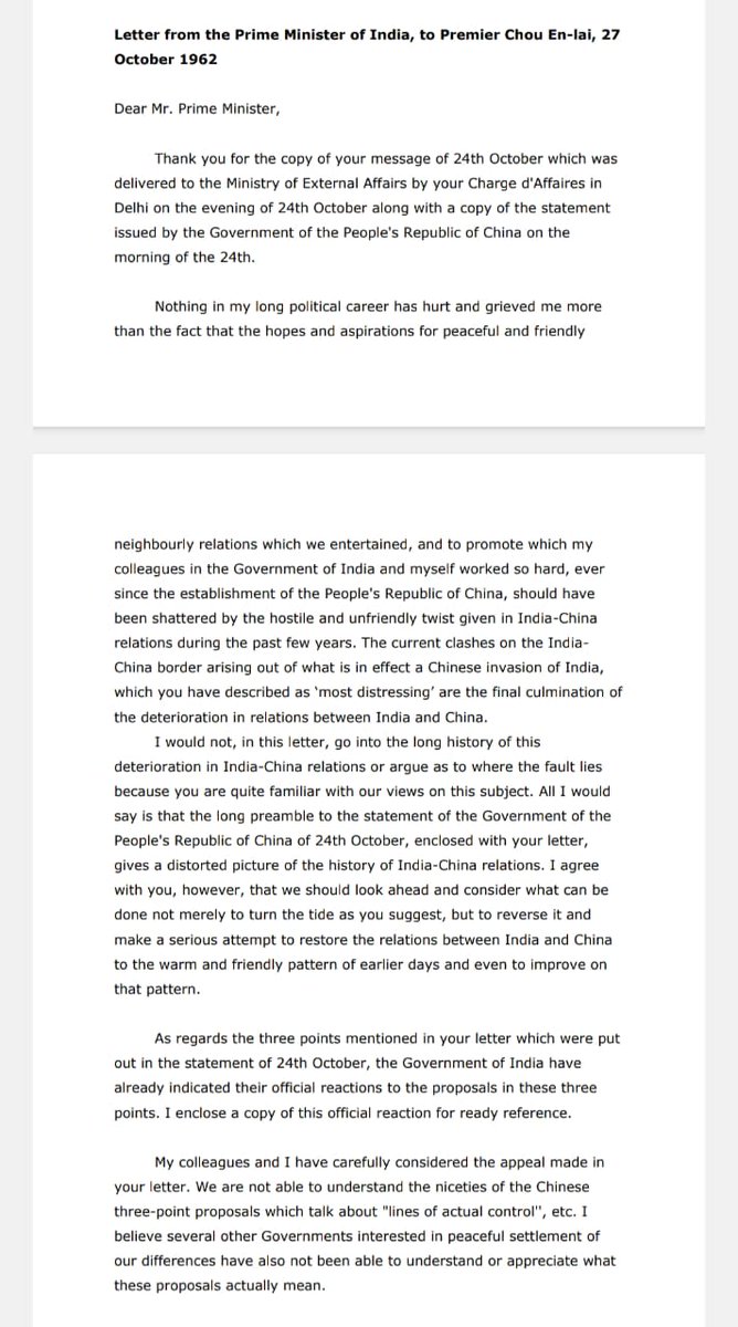 Read this .. you will get to know how Congress era makes india weaker to other countries. Whole party should be ashemed for their previous acts.

#SurrenderNehru