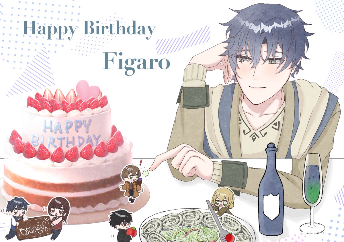 お誕生日おめでとうフィガロ🎉🎂
ずっとずっと大好きだよ🩺

#フィガロ生誕祭2025
#フィガロ誕生祭2025
#まほやく_FA