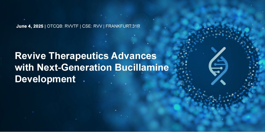 Revive Therapeutics (CSE: RVV, US: RVVTF) Official tweet media