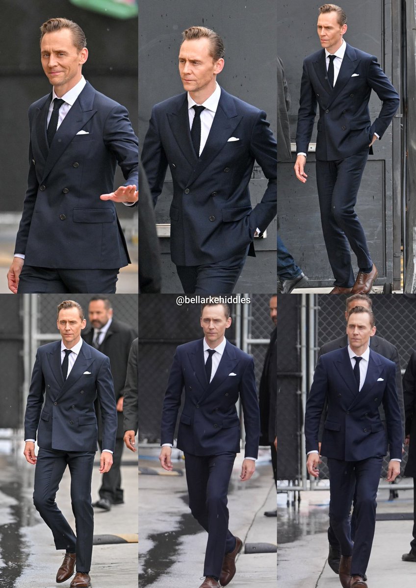tom hiddleston at jimmy kimmel 2025