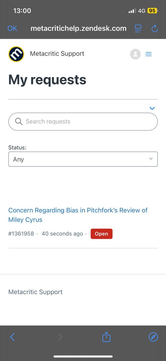 mileymaniaz's tweet image. REPORT PITCHFORK!

It&apos;s time to do something about this, u can use the text on the first pic and past it on the link below to report pitchfork!

Link: metacritichelp.zendesk.com/hc/en-us/reque…