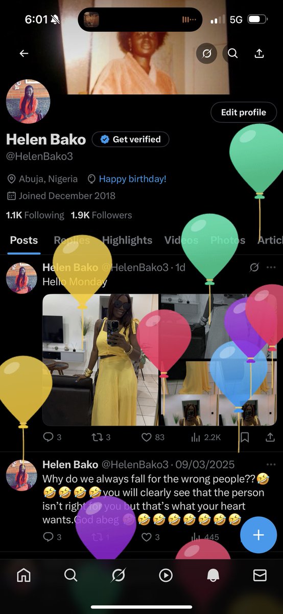 HelenBako3's tweet photo. Thank you Lord for another year https://t.co/GIfTB3zuvI