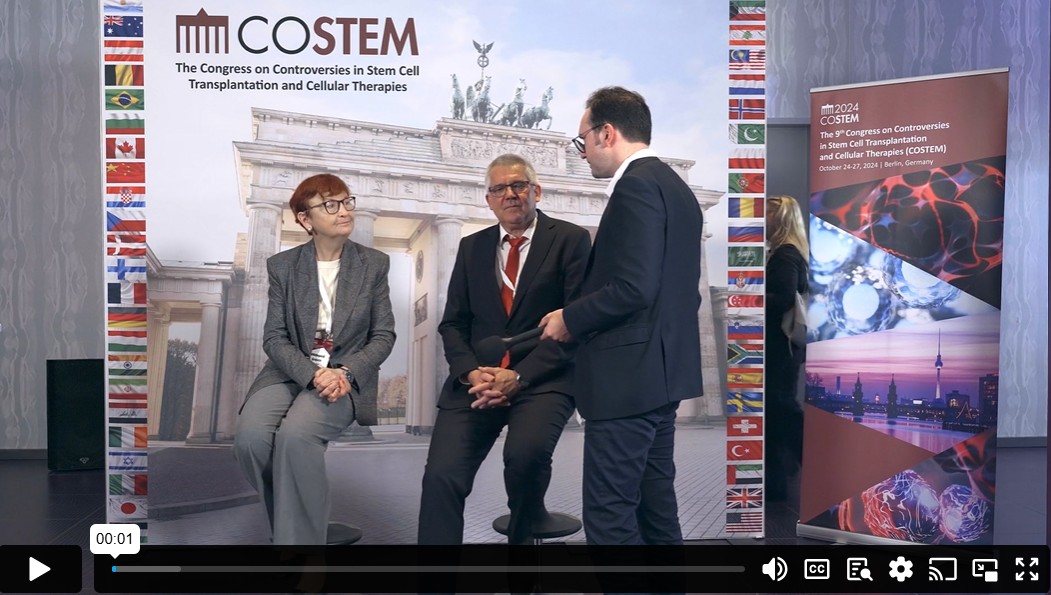 🎉 COSTEM 2025 – Coming Soon!
we are looking forward to welcoming you!

📌 Submit your abstract by July 15👇 
lnkd.in/dc7bjnEw

📽️ Watch a highlight from our 2024 program featuring Prof. Hildegard Greinix and Prof. Peter Bader 👇
vimeo.com/1090285554/439…