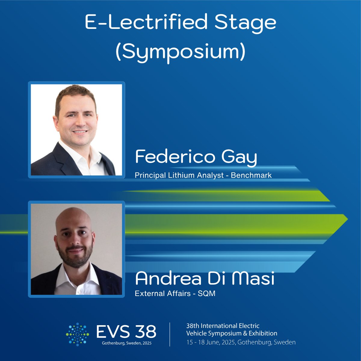 ⚡ E-Lectrified Stage: International Lithium Association ⚡

📝The topic: From Mine to Battery – Unlocking the Lithium Value Chain for Net-Zero Future

🌟Want to know more about the speaker, see picture below 👇

📆 18 June 2025, 13:00 - 14:00
📍E-Lectrified Stage, Level 2