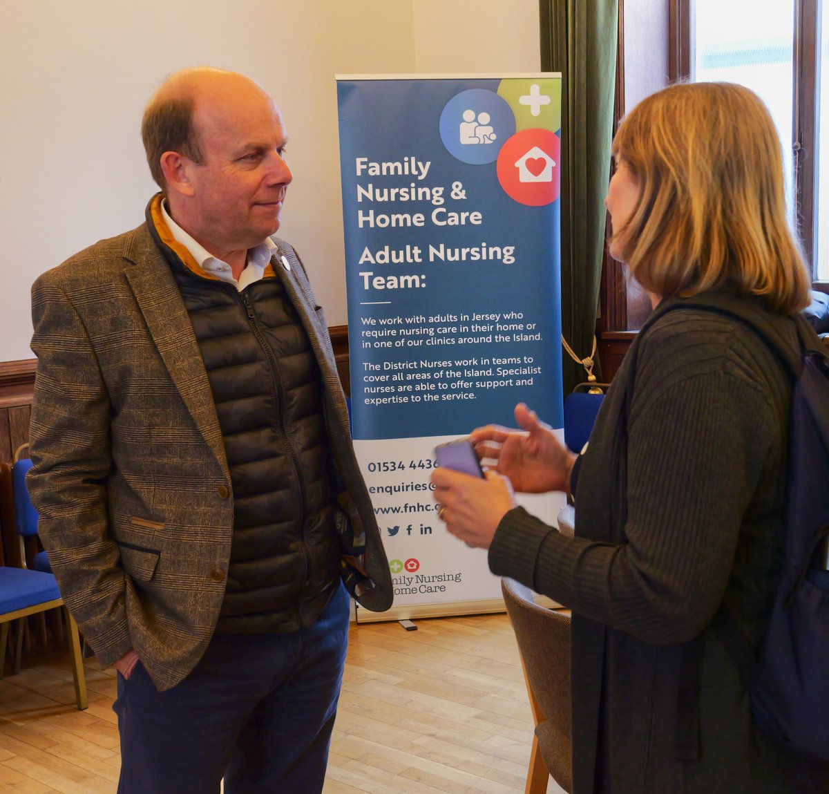 🤩Celebrating Volunteers Week🤩

A message from our Committee Chair, Phil Romeril:
“I have volunteered with FNHC for over 20 years in various roles. Supporting the teams and helping them deliver the best possible services to islanders gives me a strong sense of purpose”