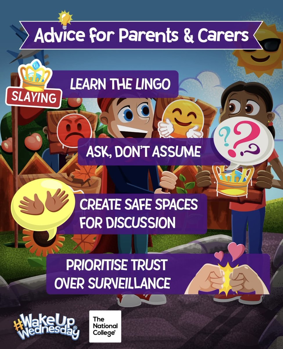 TrinityAcademyH's tweet image. Emoji overload? From 🐍 to 🤡 to 💊, not every icon means what you think. This week’s #WakeUpWednesday guide unpacks the hidden meanings in emoji use and online slang 🔍📱 Download your free copy here &amp;gt; eu1.hubs.ly/H0kJfGD0 #OnlineSafety #DigitalSafety