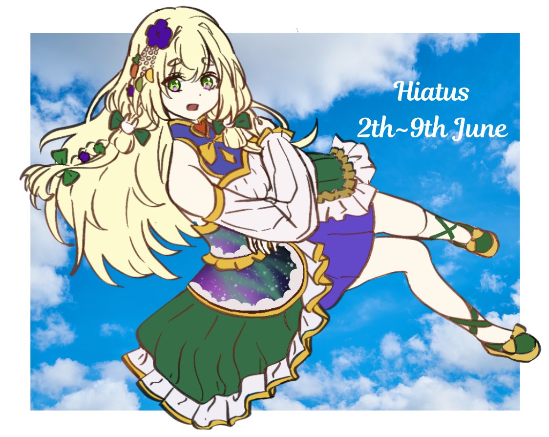 HIATUS NOTI (2th~9th JUNE)
Elfie balik kampung this week so Elfie doesnt have time for streaming! So Elfie hope to see you guys again next week! Let’s do something fun together again okayh!