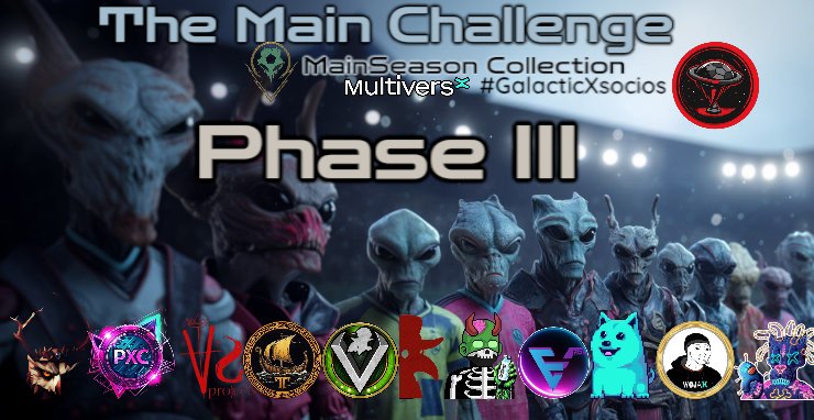 Phase III: The Main Challenge Intensifies!

We’ve officially entered Phase III of the MainSeason Challenge!

Here’s what’s happening:
• 3 $EGLD Bounty Rewards are now live for eligible minters.
• 9 Bounty Rewards still up for grabs.
• 1,406 NFTs minted out of 2,370 total
