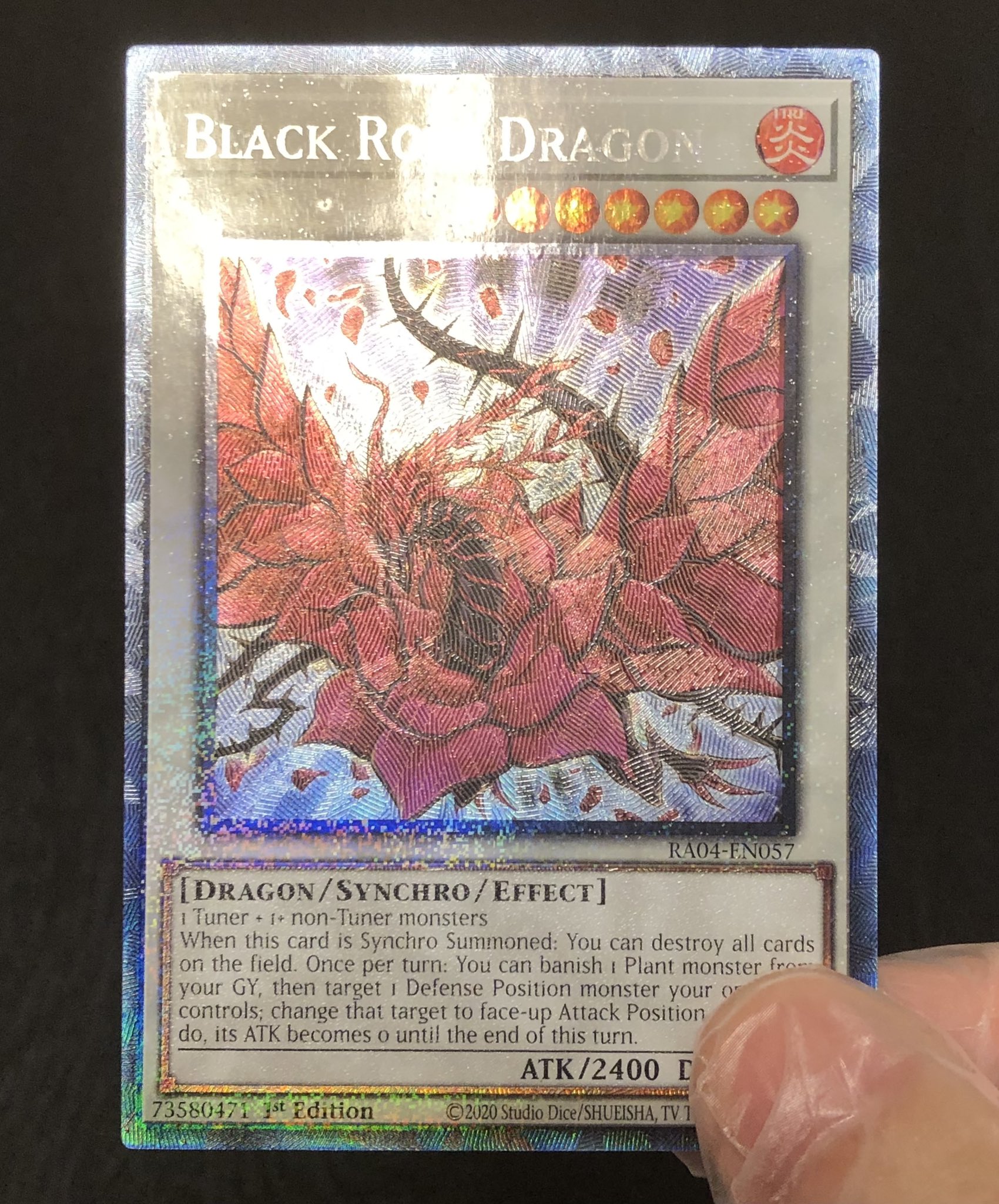 EU版 ブラック・ローズ・ドラゴン レリーフ＆コレクターズ ブラック