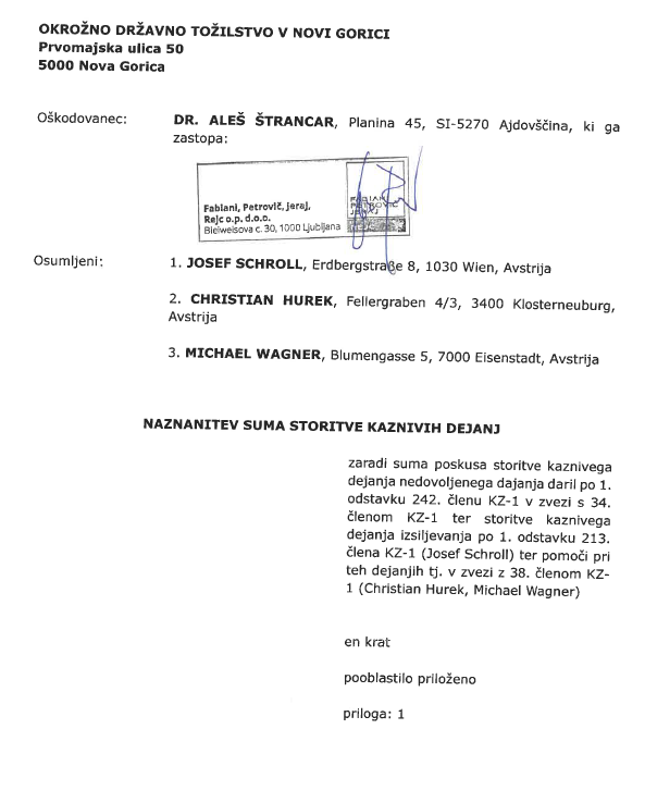 StrancarAles's tweet photo. No, upam da se bo sedaj slovensko tožilstvo na mojo ovadbo odzvalo.
PS: Smetarski mediji bodo seveda še vedno trobili po nareku avstrijske mafije. Vsak dinar jim je potreben. https://t.co/LTPds7AvCr