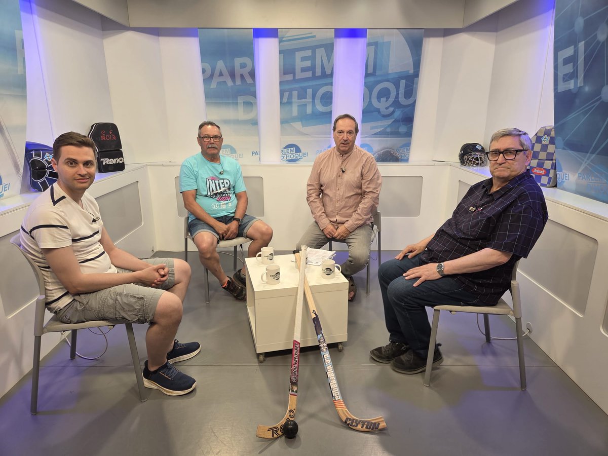 Avui, al "Parlem d'hoquei #268" televisiu de <a href="/rtvvilafranca/">RTV Vilafranca</a> analitzem els quarts i les semis de #OKLliga i obrim un debat interessant sobre la reestructuració de la #OKLligaPlata a banda de tota l'actualitat de #hoqueipatins amb <a href="/jordi_bojan/">Jordi Graell Calull</a> <a href="/JaumeBoquera/">Jaume Boquera</a> i #JosepGumà
