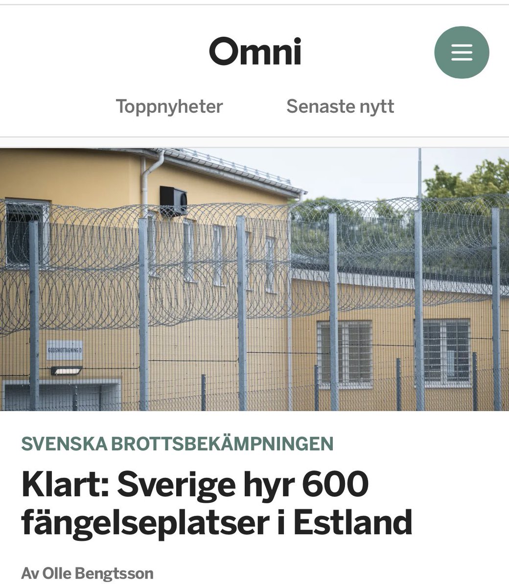 Fulla fängelser, straffrabatter, våldtäktsmän på permission – tack för den, S.

Vi bygger ut. Vi förtätar. Och vi skickar grovt kriminella till Estland.

Det är slut på curling. Nu är det ordning och reda i kriminalpolitiken.