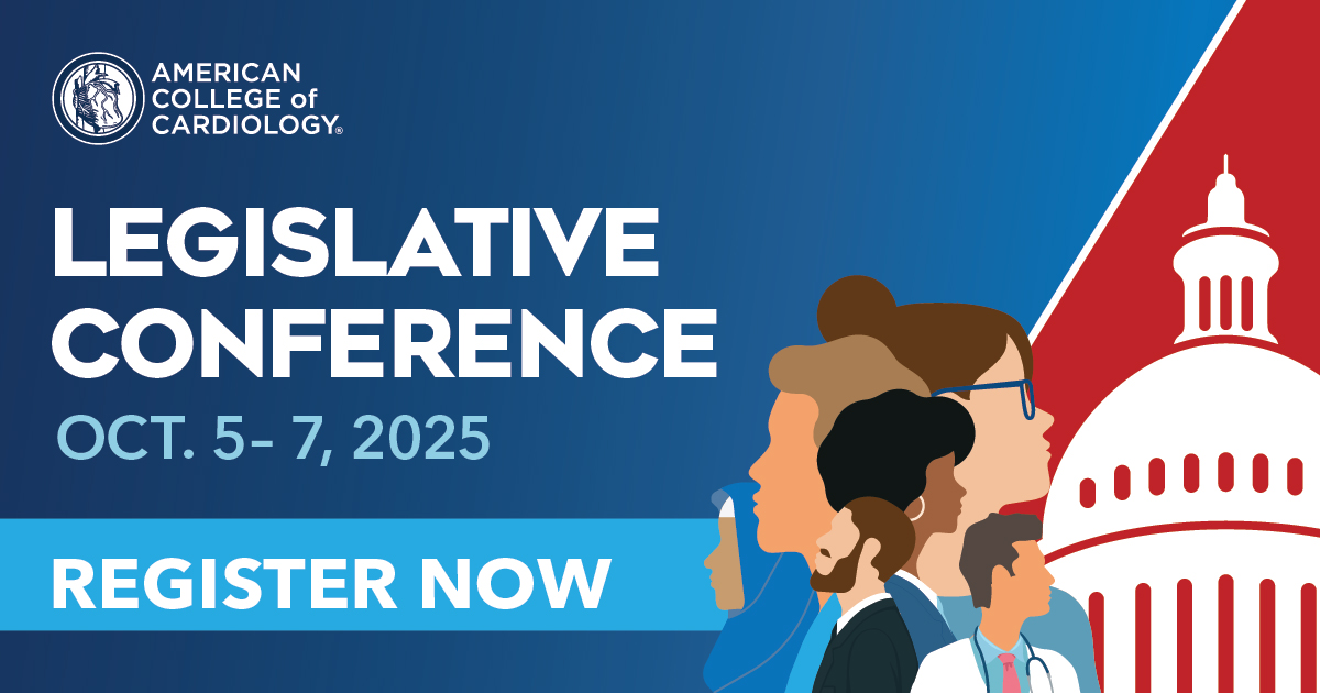 Cardiology's tweet image. Registration is now open for #ACCLegConf 2025!
Join #ACCAdvocacy in Washington, DC, this fall to shape health policy and meet with your lawmakers. Learn more and register today 👉 bit.ly/3BxpTiu