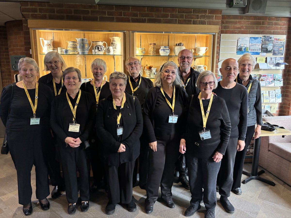 During National Volunteer Week we are extremely proud to recognise our wonderful volunteers at the New Vic.

We want to take this moment to thanks them for their time, enthusiasm and generosity that they give to the theatre to help each performance or event run smoothly and for