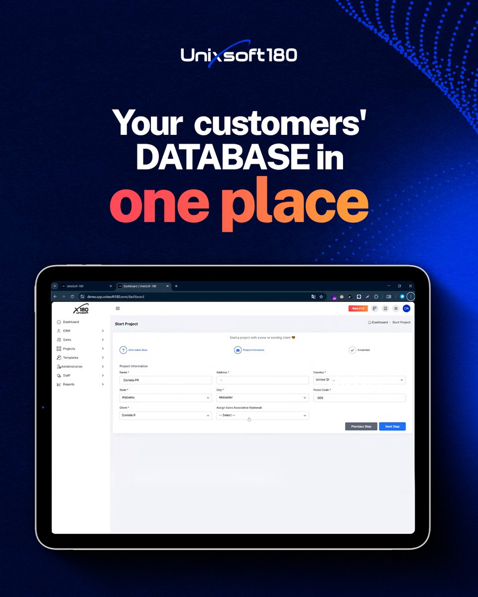 unixsoft180's tweet image. With UnixSoft 180, keep your entire customer database in one place and build lasting relationships with smart, timeline-based tracking.
#Unixsoft180 #CustomerSuccess #SmartCRM #BusinessEfficiency #14DayFreeTrial